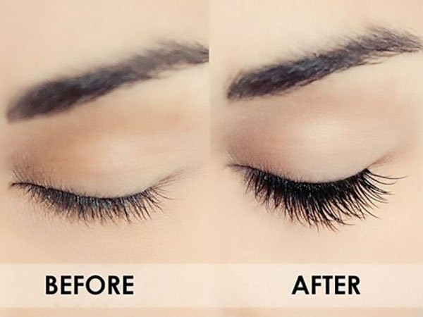 Hình ảnh trước và sau khi sử dụng Revitalash Advanced Eyelash